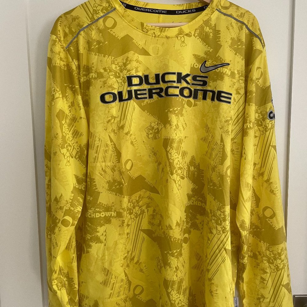 Oregon Ducks Football "Ducks Overcome" Long Sleeve